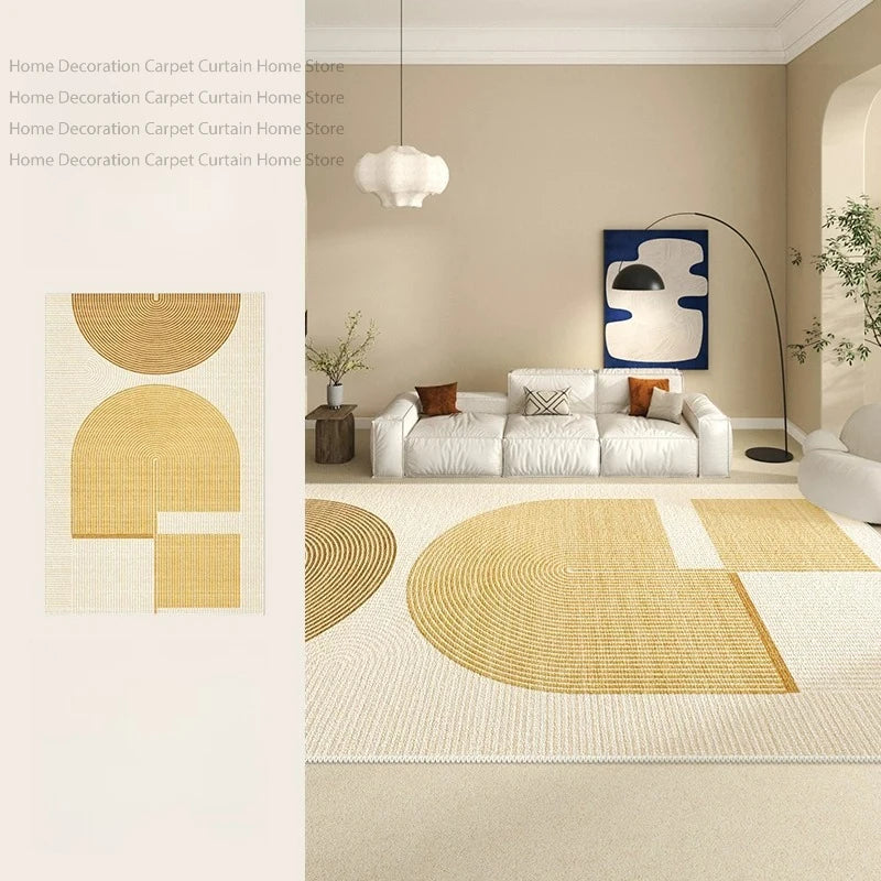 Abstract Washable Area Rug