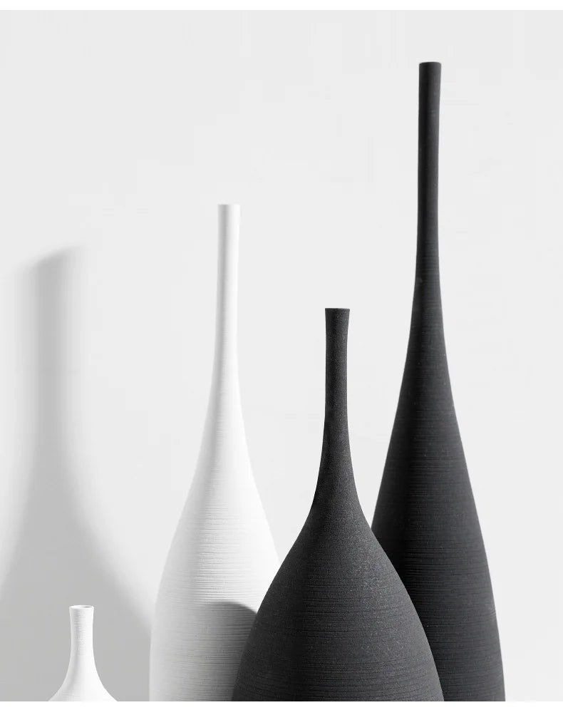 Hand-Drawn Zen Art Vase