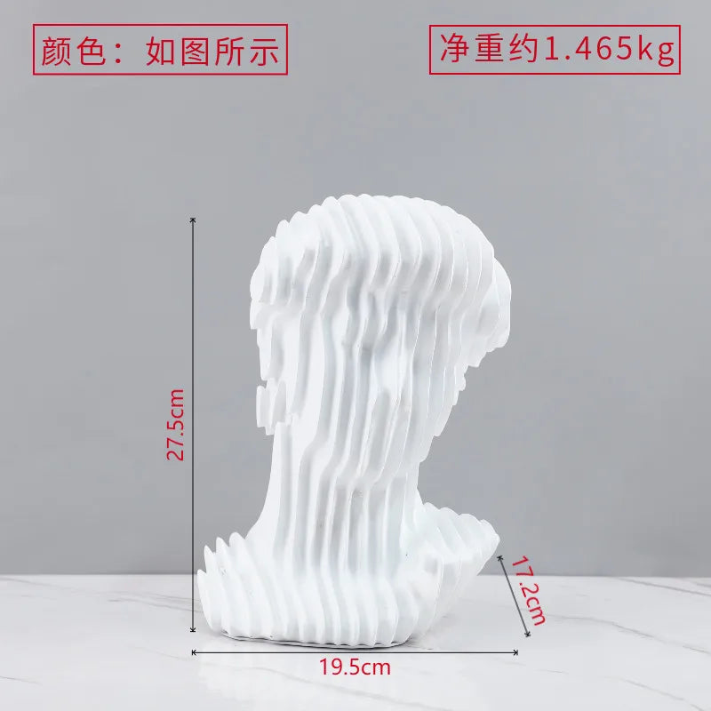 Abstract Head Sculpture