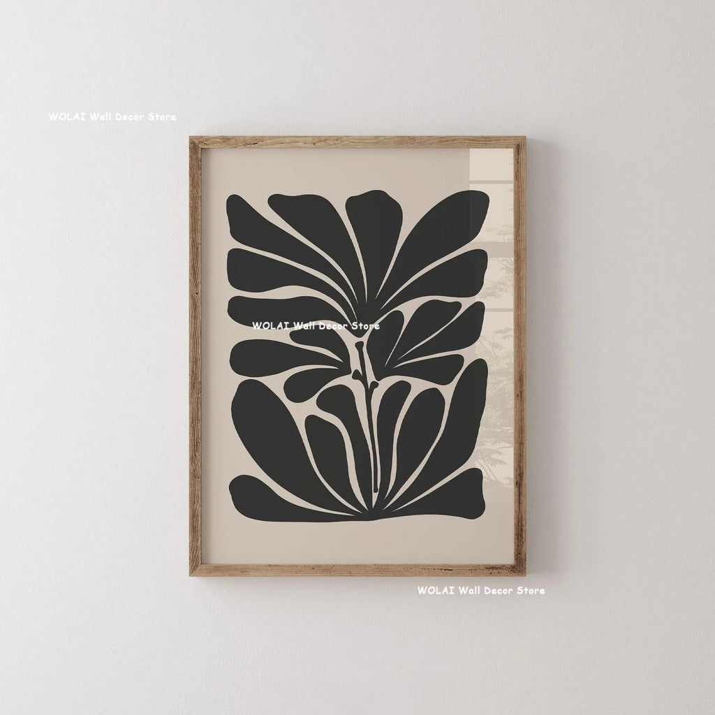 Modern Beige Canvas Wall Art