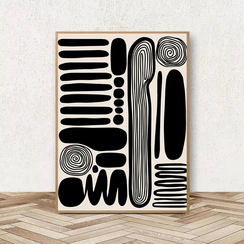 Geometric Sage Green Canvas Wall Art
