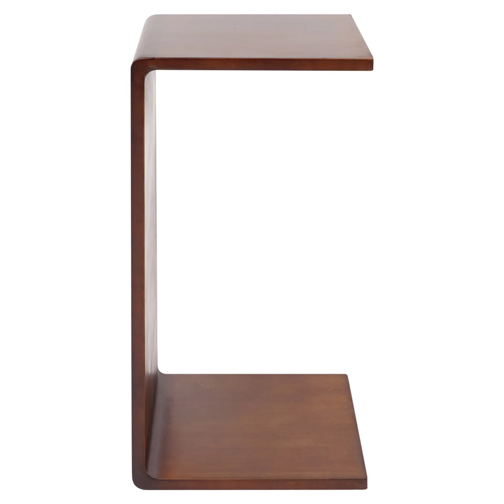 C-Shaped Sofa Side Table