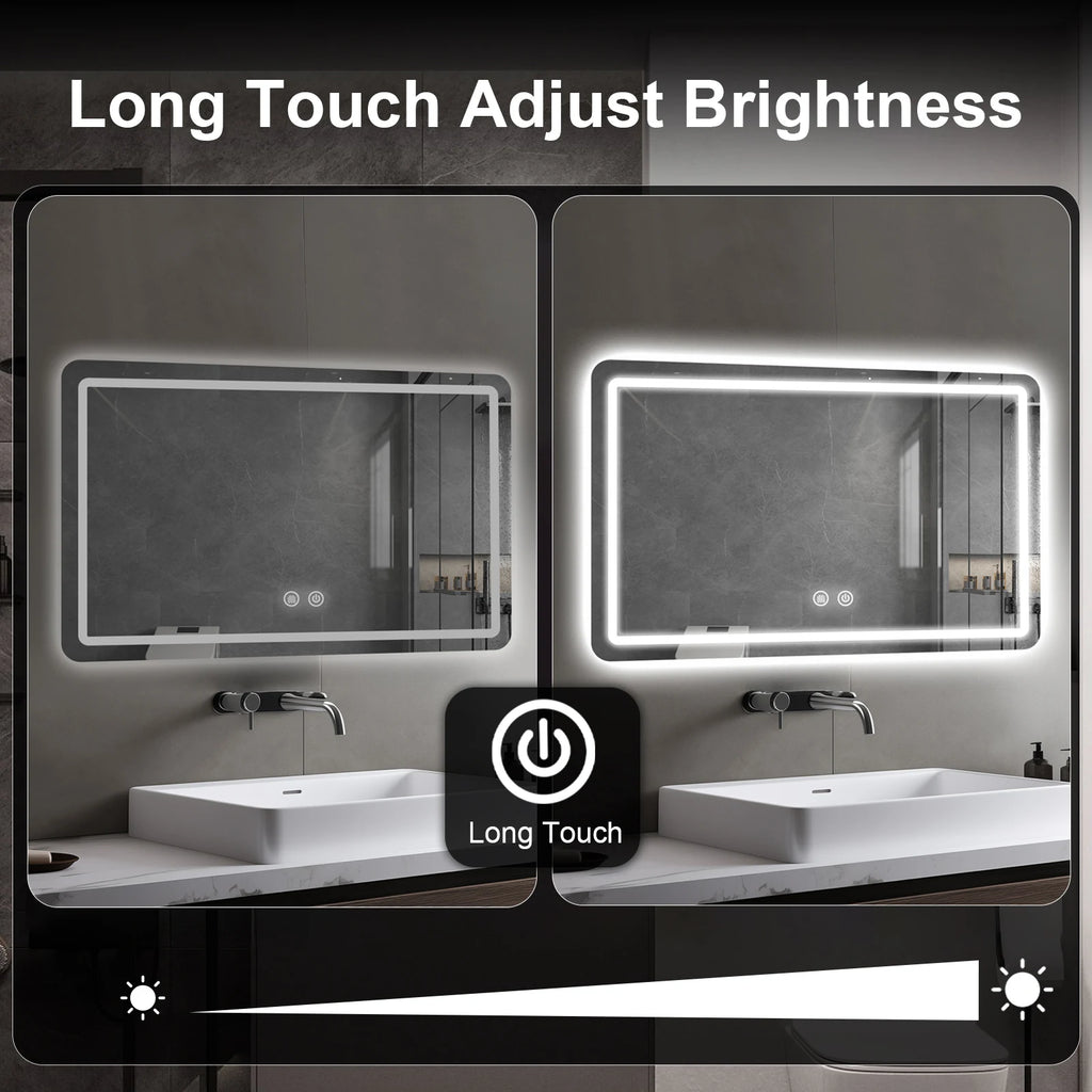 Dimmable LED Bathroom Mirror