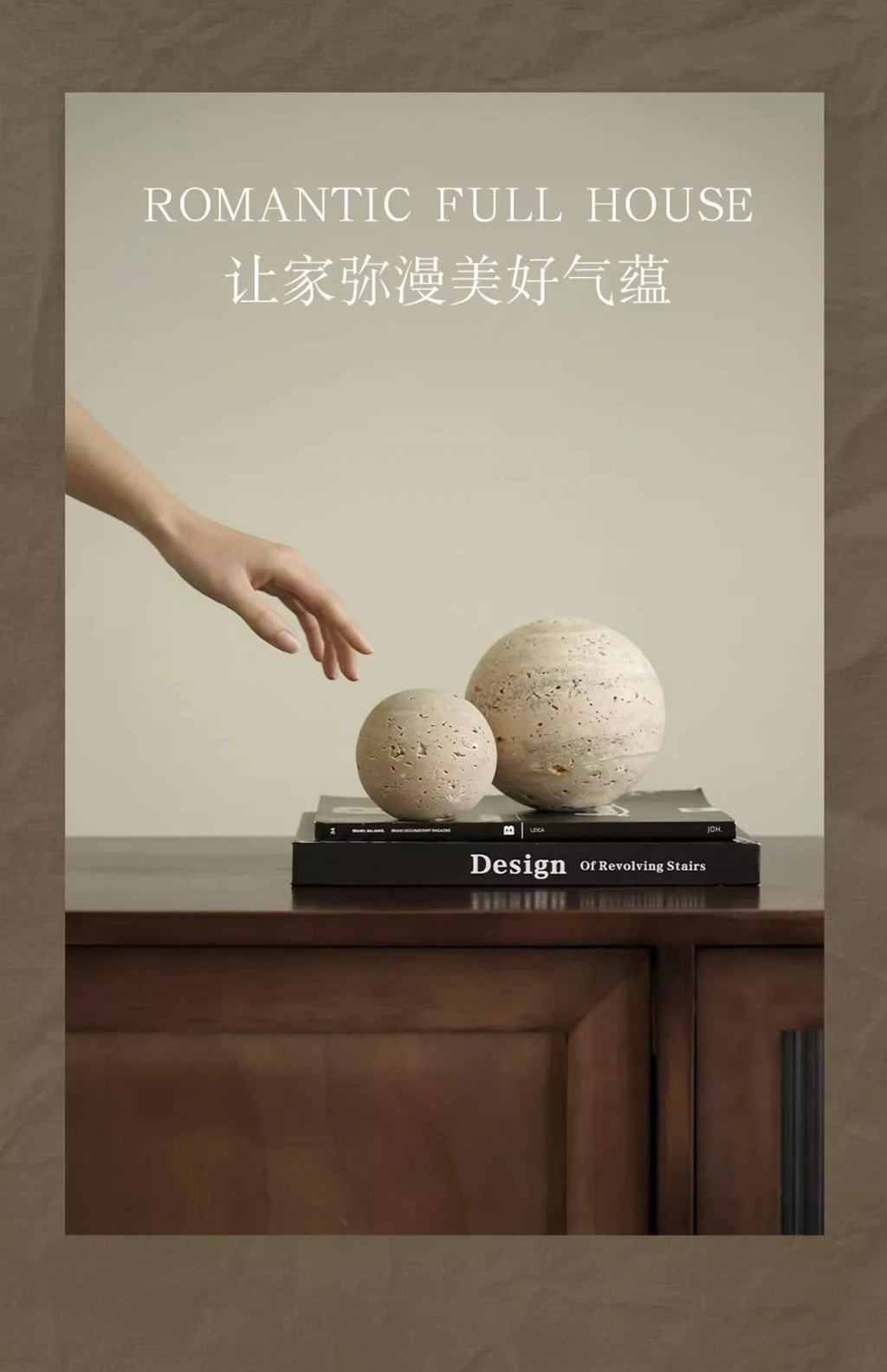 Travertine Marble Sphere