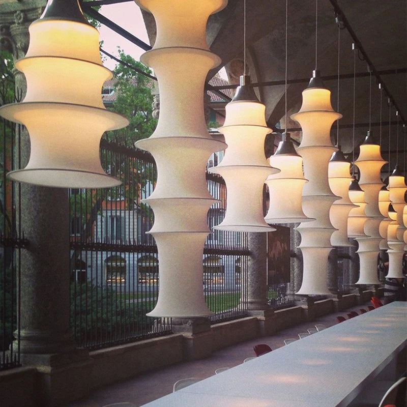 Wabi-Sabi Fabric Pendant Chandelier