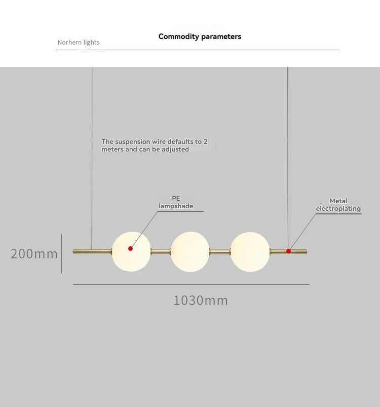 Minimalist Cement Linear Pendant Light