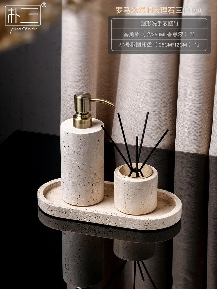 Luxury Travertine Reed Diffuser