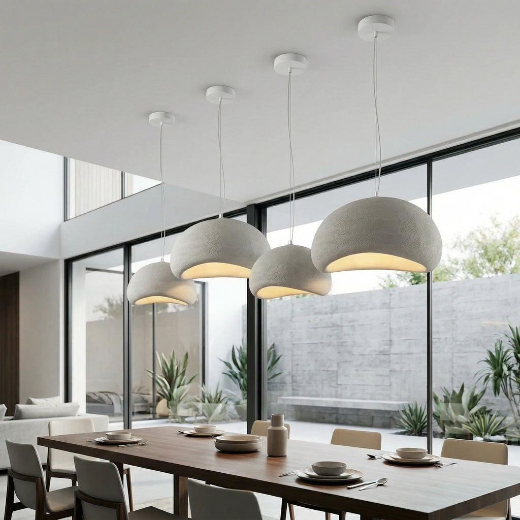 Wabi-Sabi Cement Pendant Chandelier