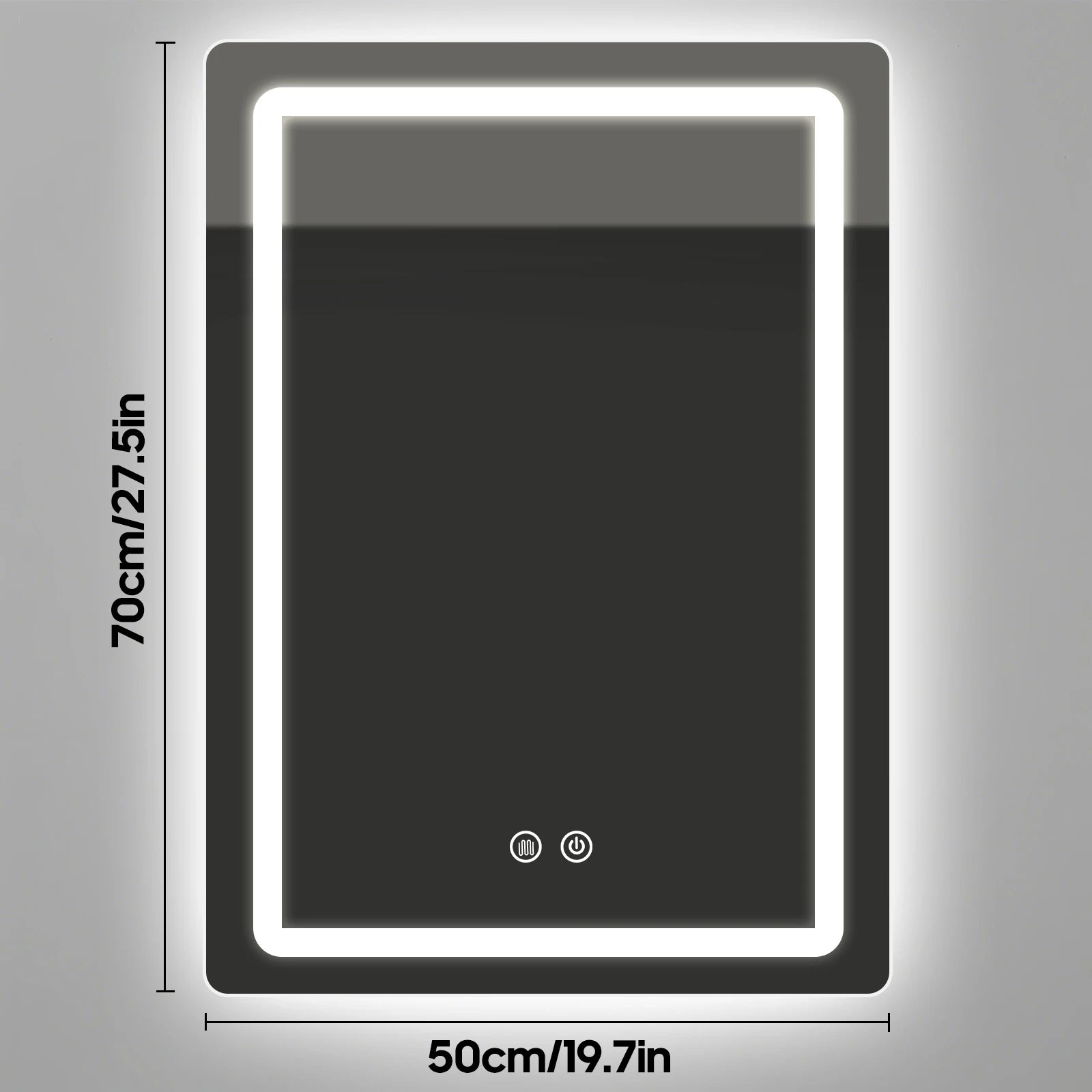 Dimmable LED Bathroom Mirror