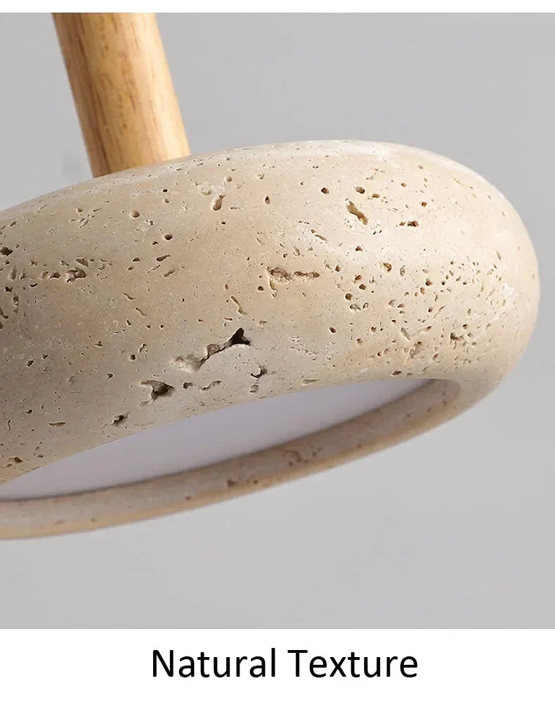 Wabi-Sabi Stone Pendant Lamp