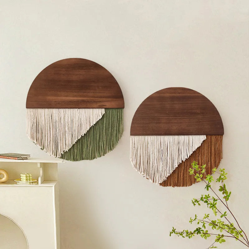 Boho Half-circle Woven Wall Hanging