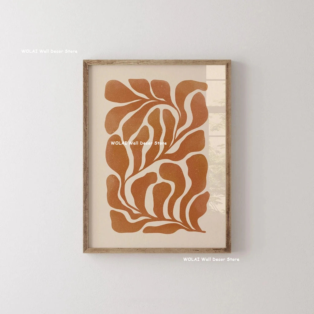 Modern Beige Canvas Wall Art