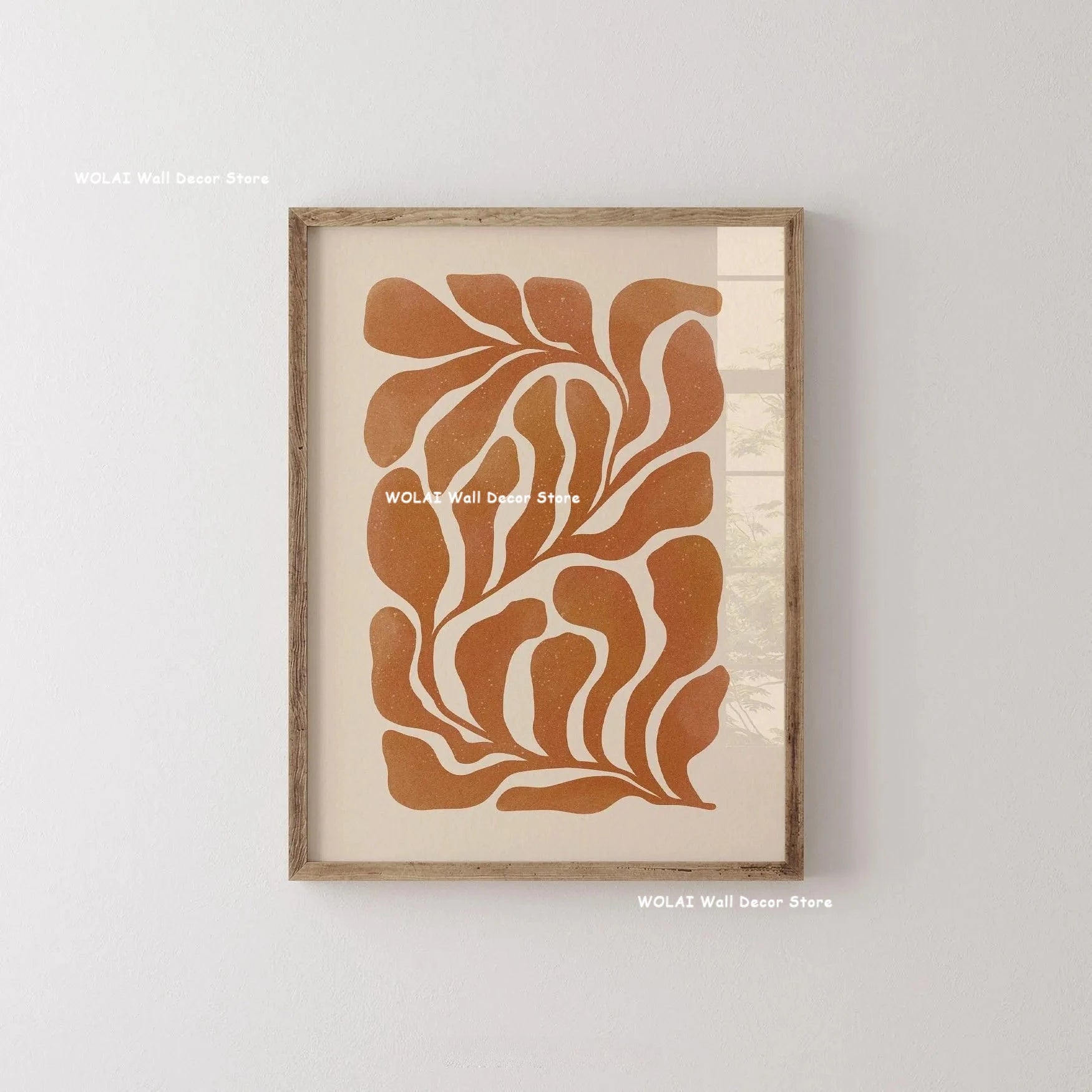 Modern Beige Canvas Wall Art