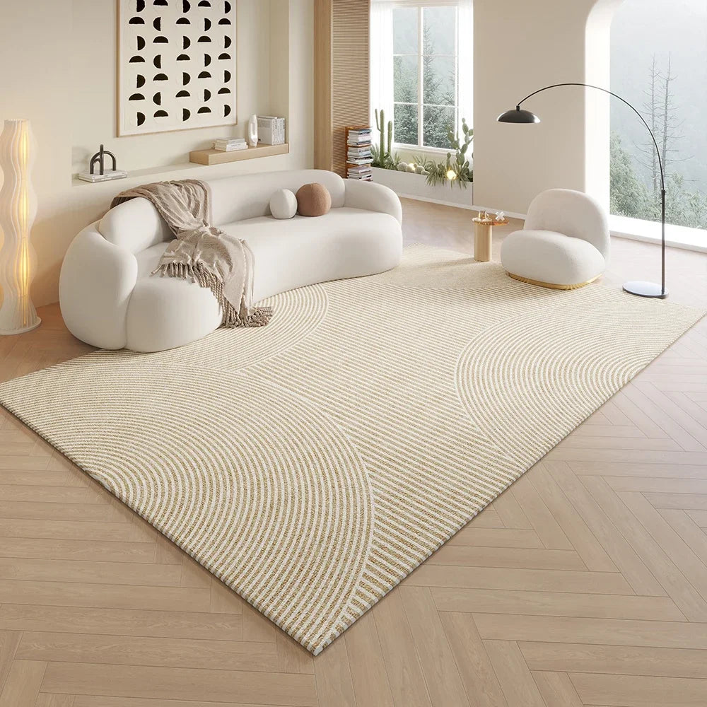 Washable Neutral Area Rug