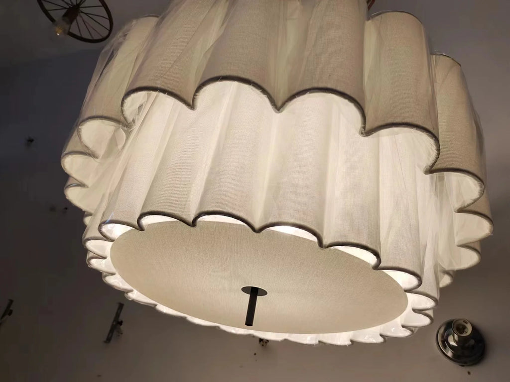 Wabi-Sabi Fabric Pendant Lamp