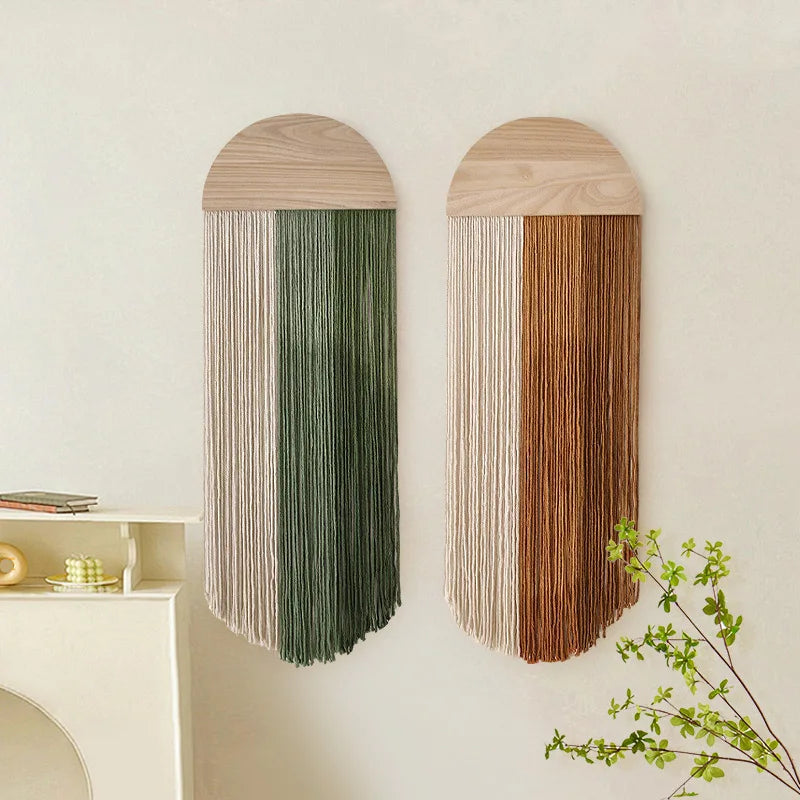 Half-circle Woven Wall Tapestry