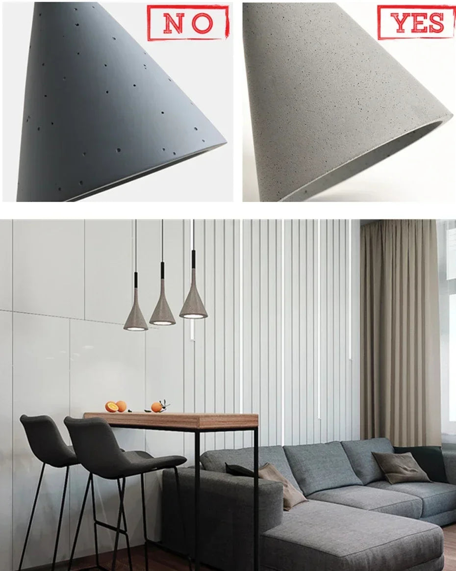 Nordic Cement Pendant Lamp