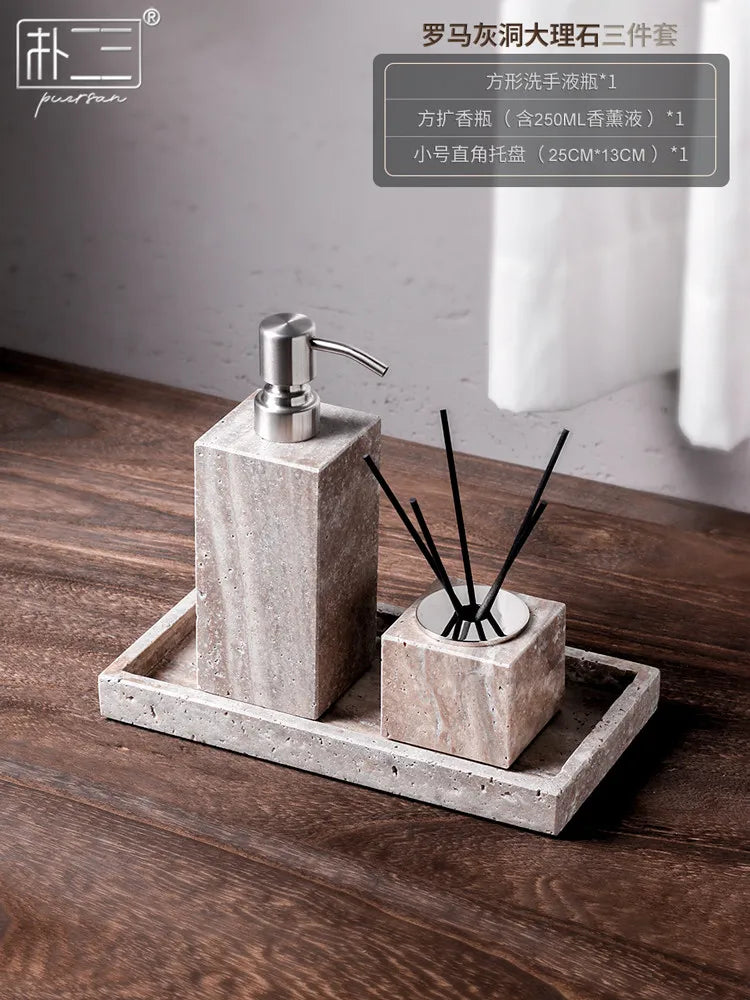 Luxury Travertine Reed Diffuser