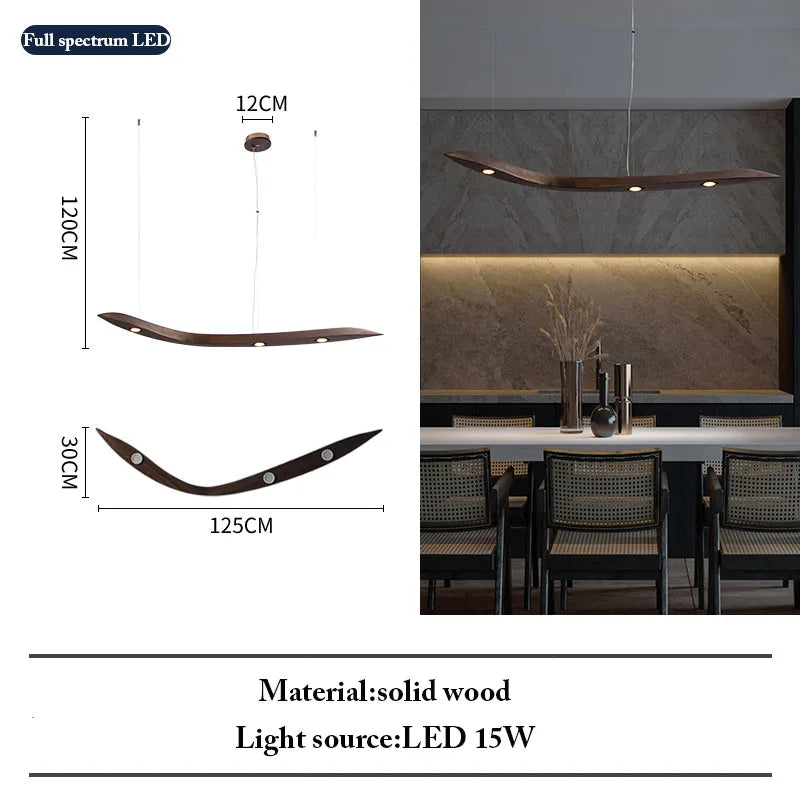 Modern Wood Pendant Lamp