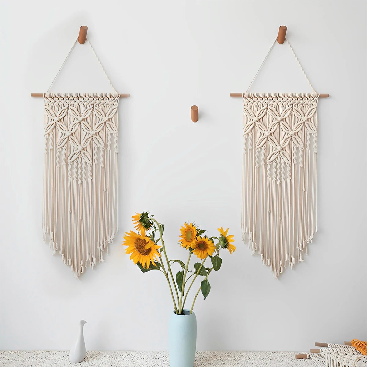 Boho Beige Macrame Wall Hanging