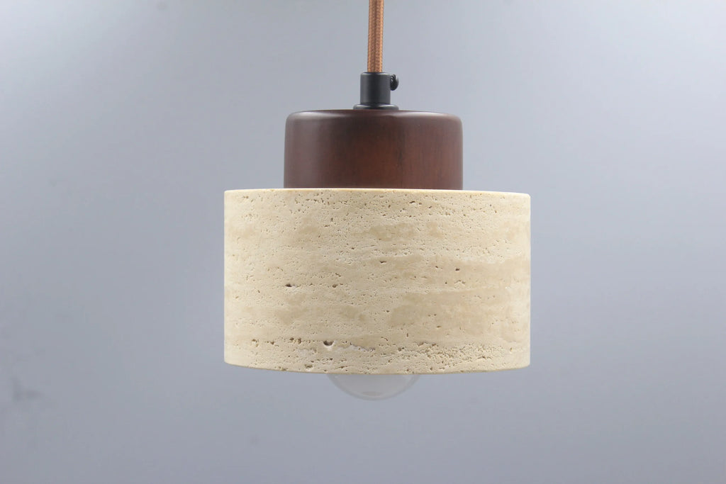 Wabi-Sabi Stone Pendant Lamp