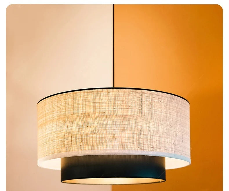 Wabi-Sabi Fabric Pendant Chandelier