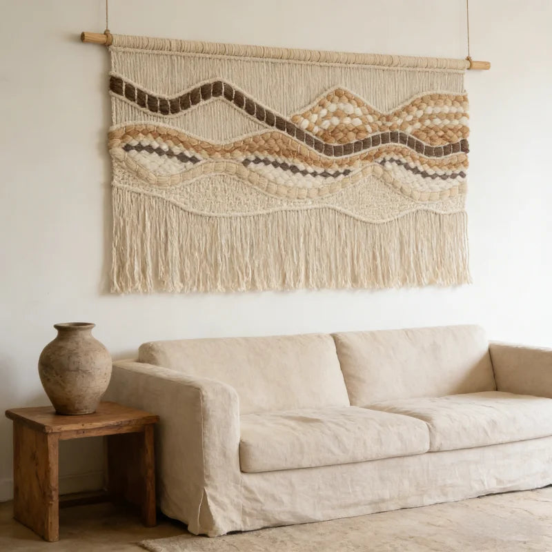Boho Irregular Macrame Wall Hanging