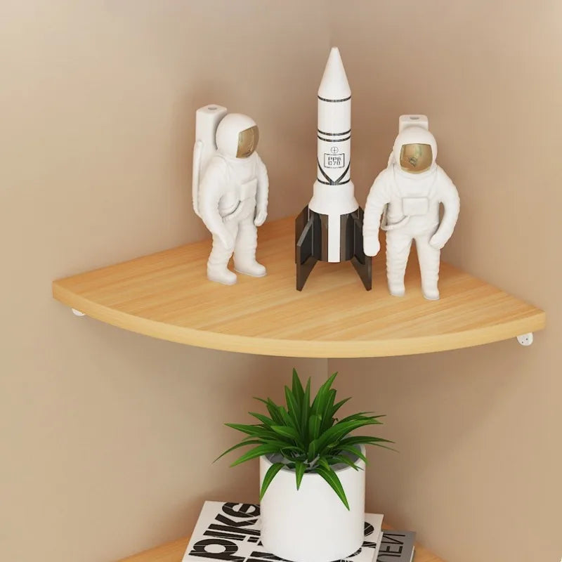 Floating Corner Wall Shelf