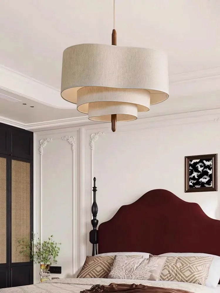 Wabi-Sabi Fabric Pendant Chandelier