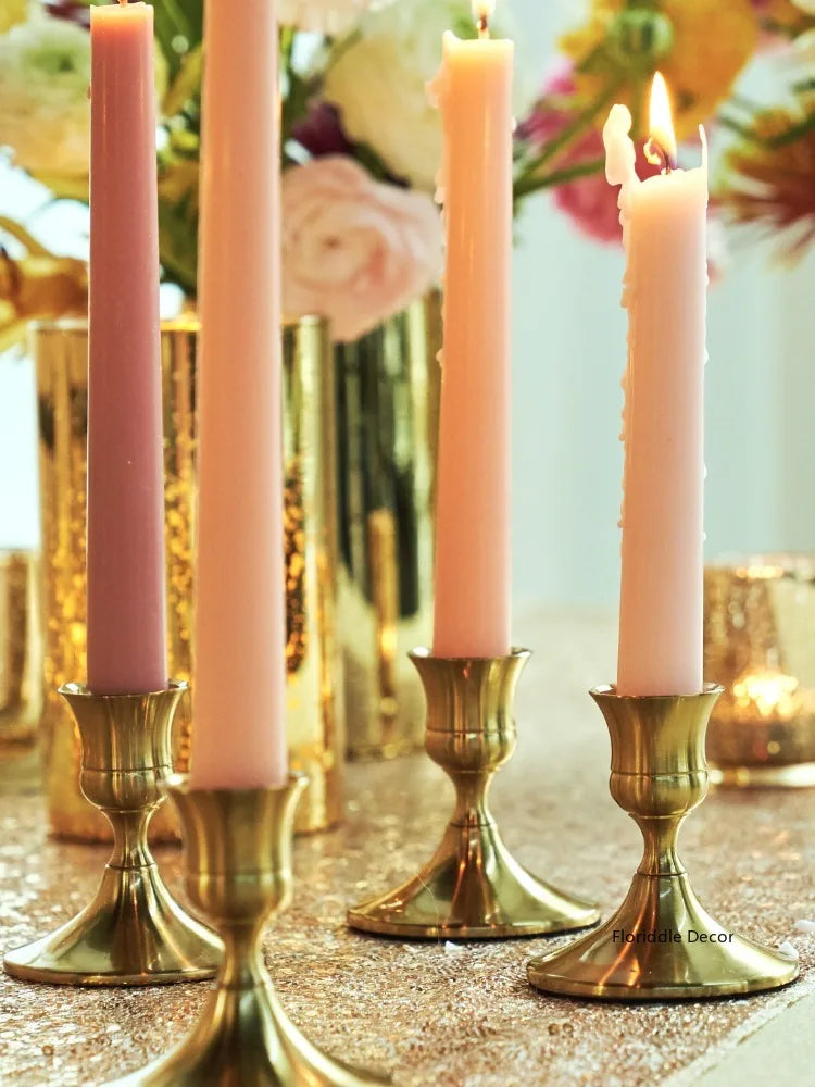 Brass Candlestick (2-Piece Set)