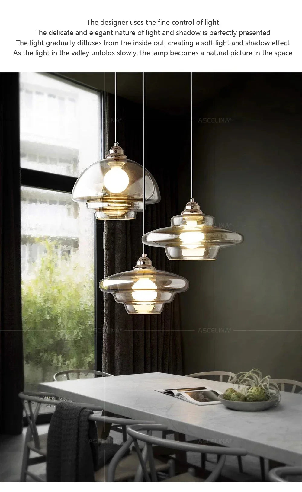 Nordic Stone Pendant Lamp