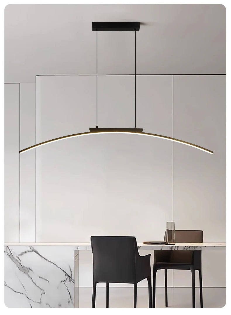 Contemporary Arc Pendant Lamp