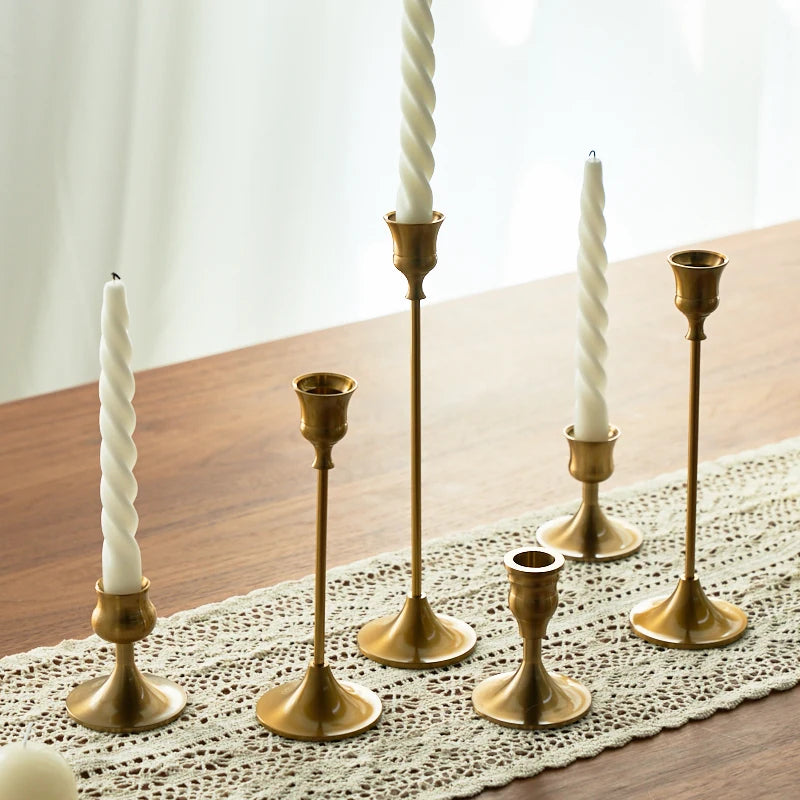 Brass Candlestick (3-Piece Set)