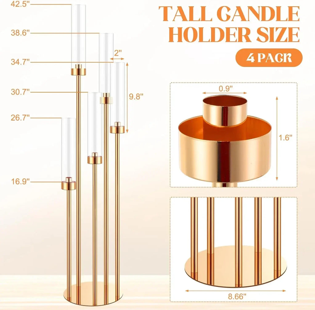 Tall Gold Candelabra