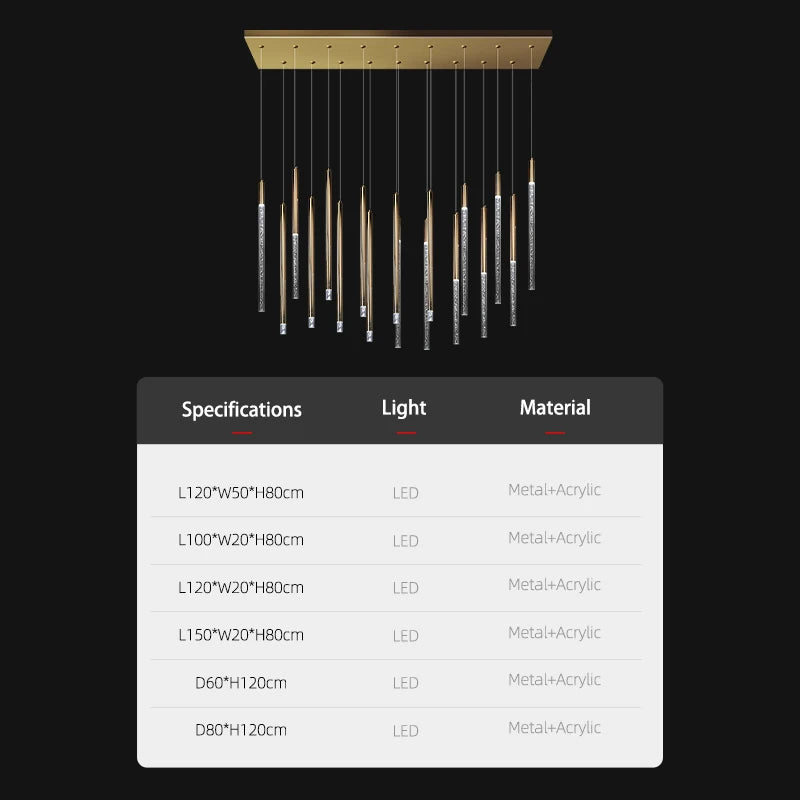 Modern Wood Pendant Chandelier
