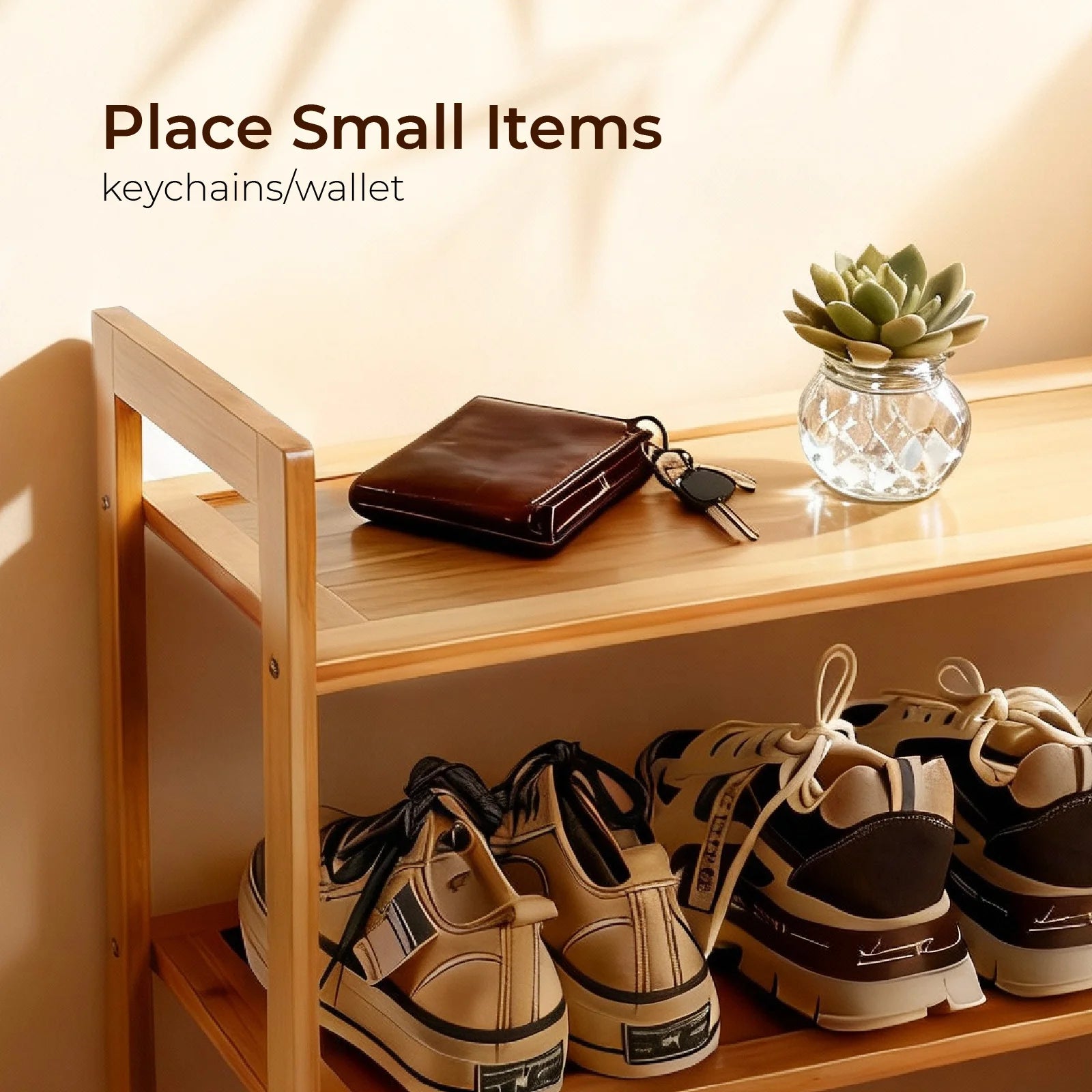 Bamboo Shoe Rack