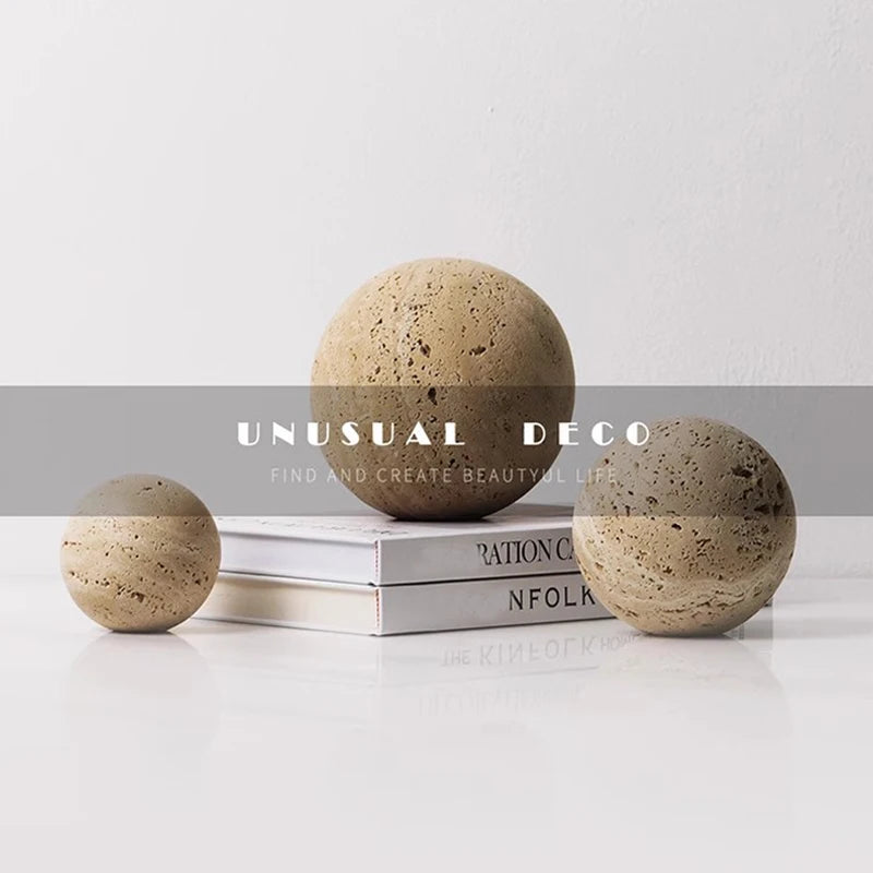 Travertine Marble Sphere