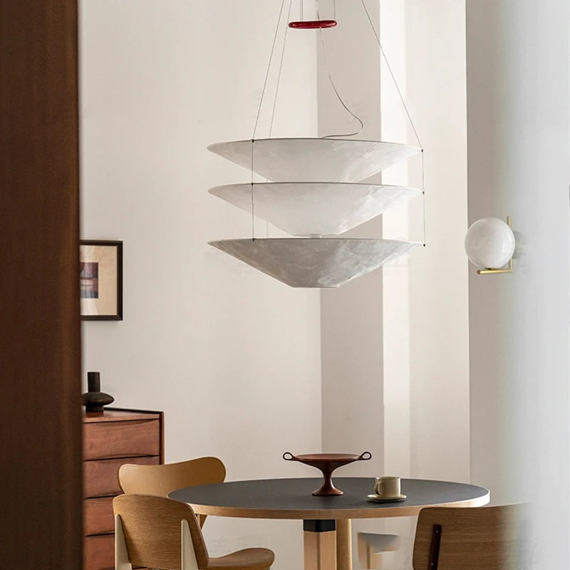 Wabi-Sabi Fabric Pendant Chandelier