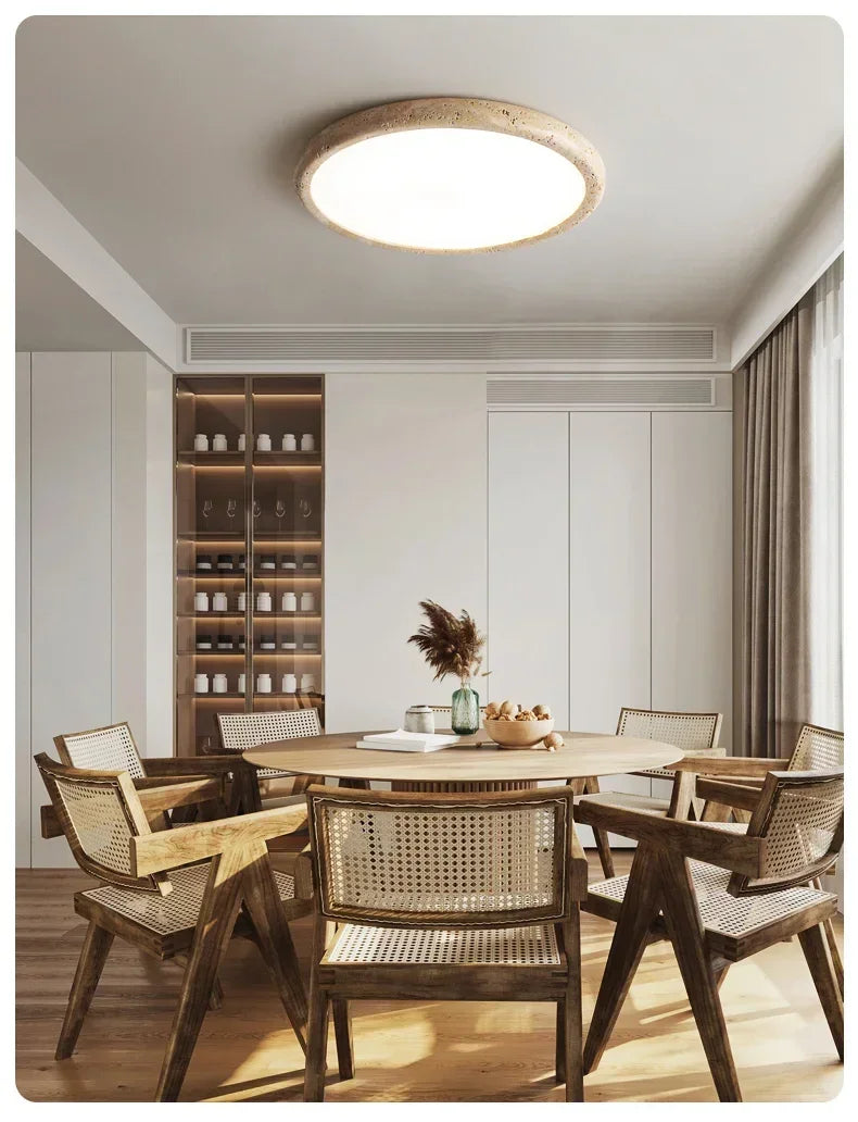 Wabi-Sabi Stone Pendant Lamp