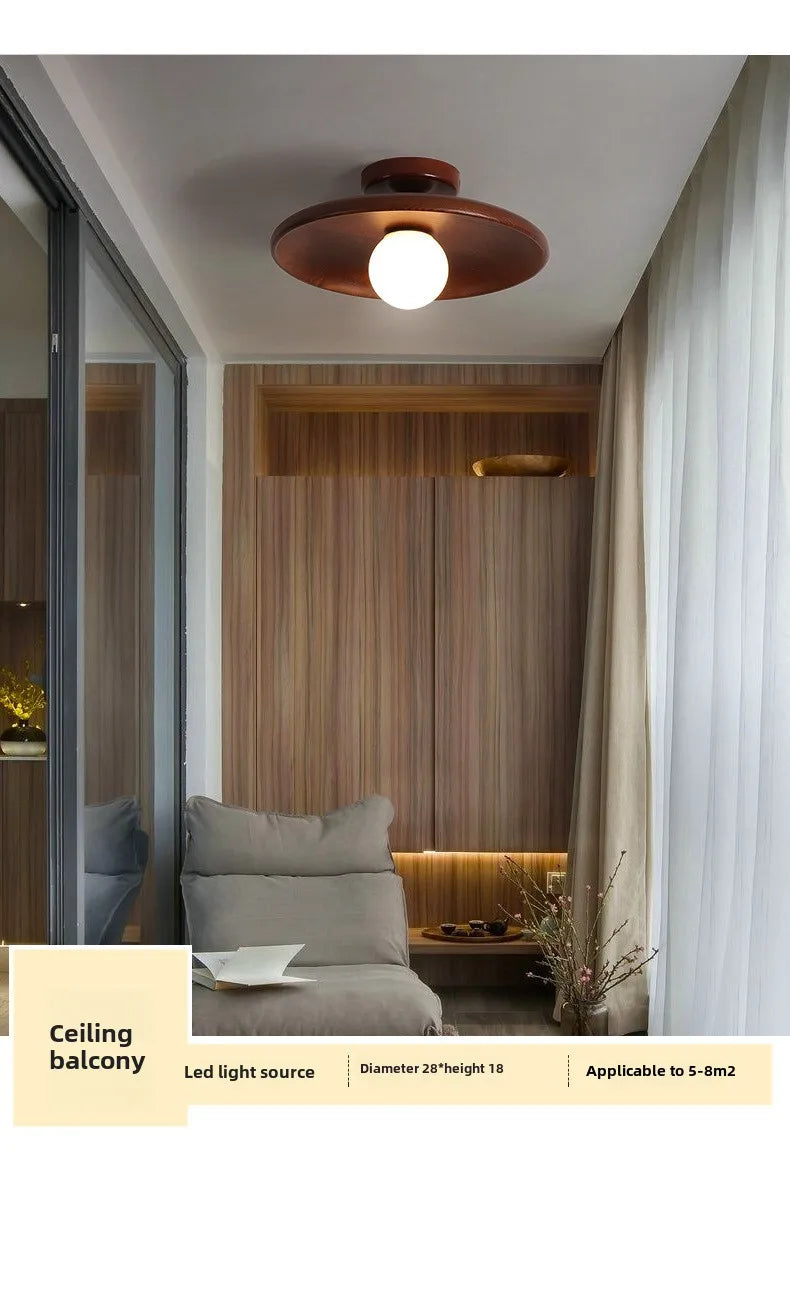 Japanese Bamboo Ceiling Light