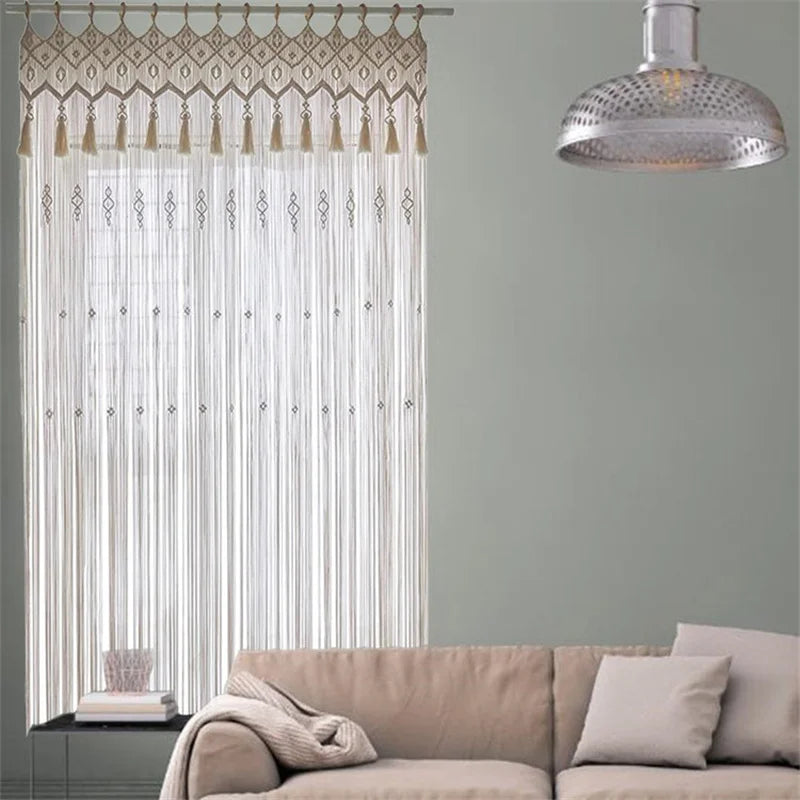 Macrame Door Curtain