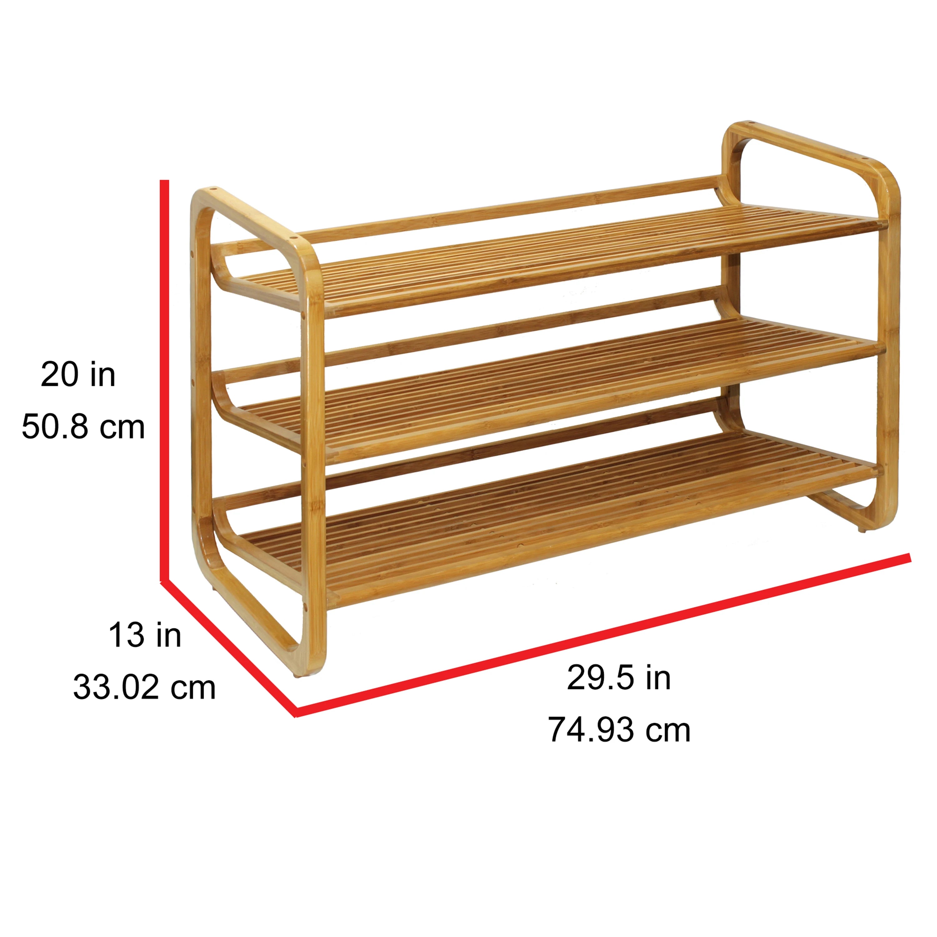 Bamboo Shoe Rack