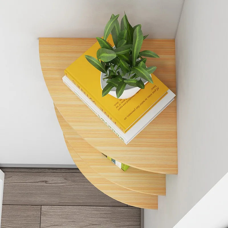Floating Corner Wall Shelf