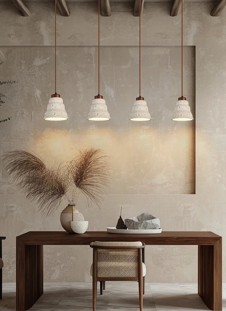 Wabi-Sabi Cement Pendant Chandelier