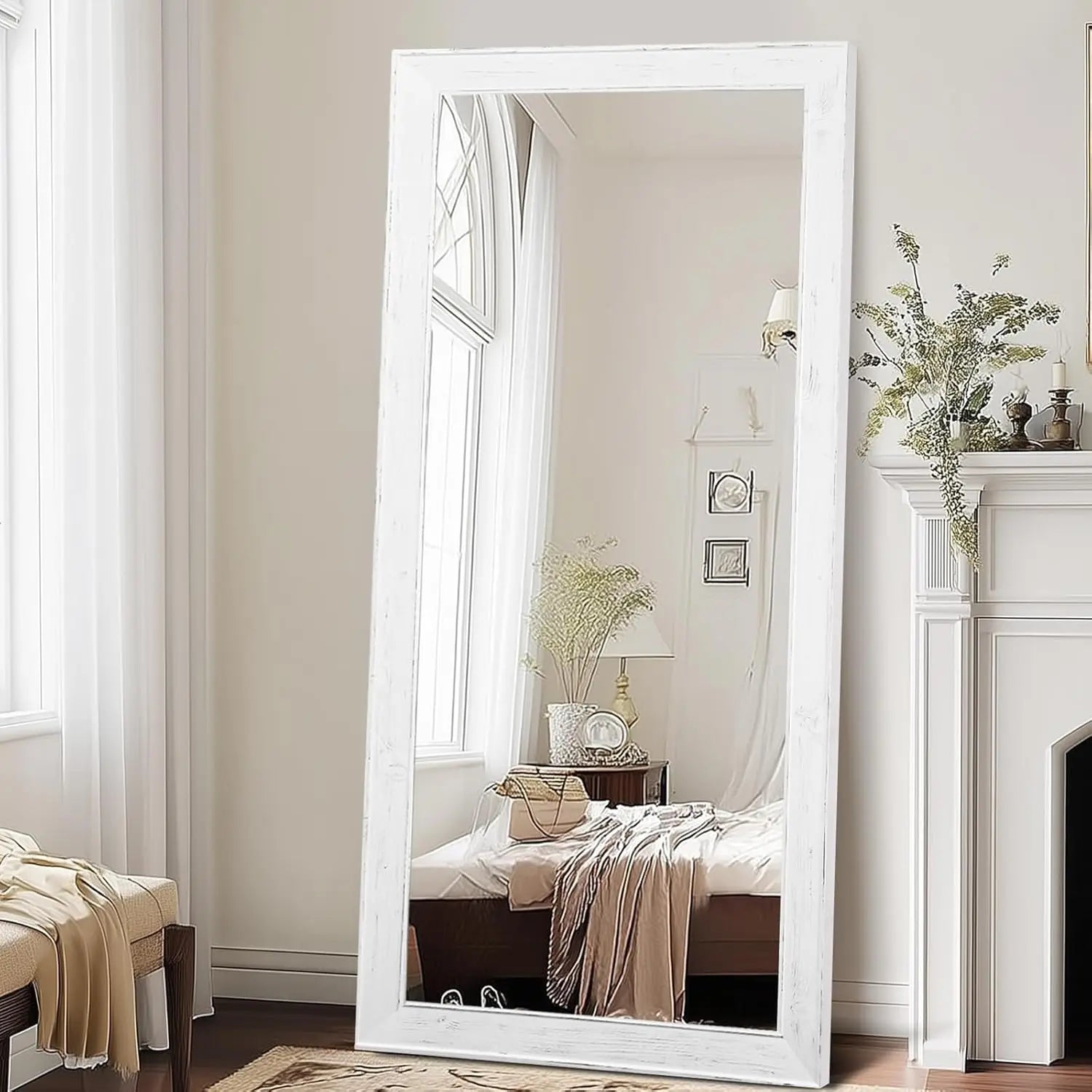 Arched Full-Length Wall Mirror
