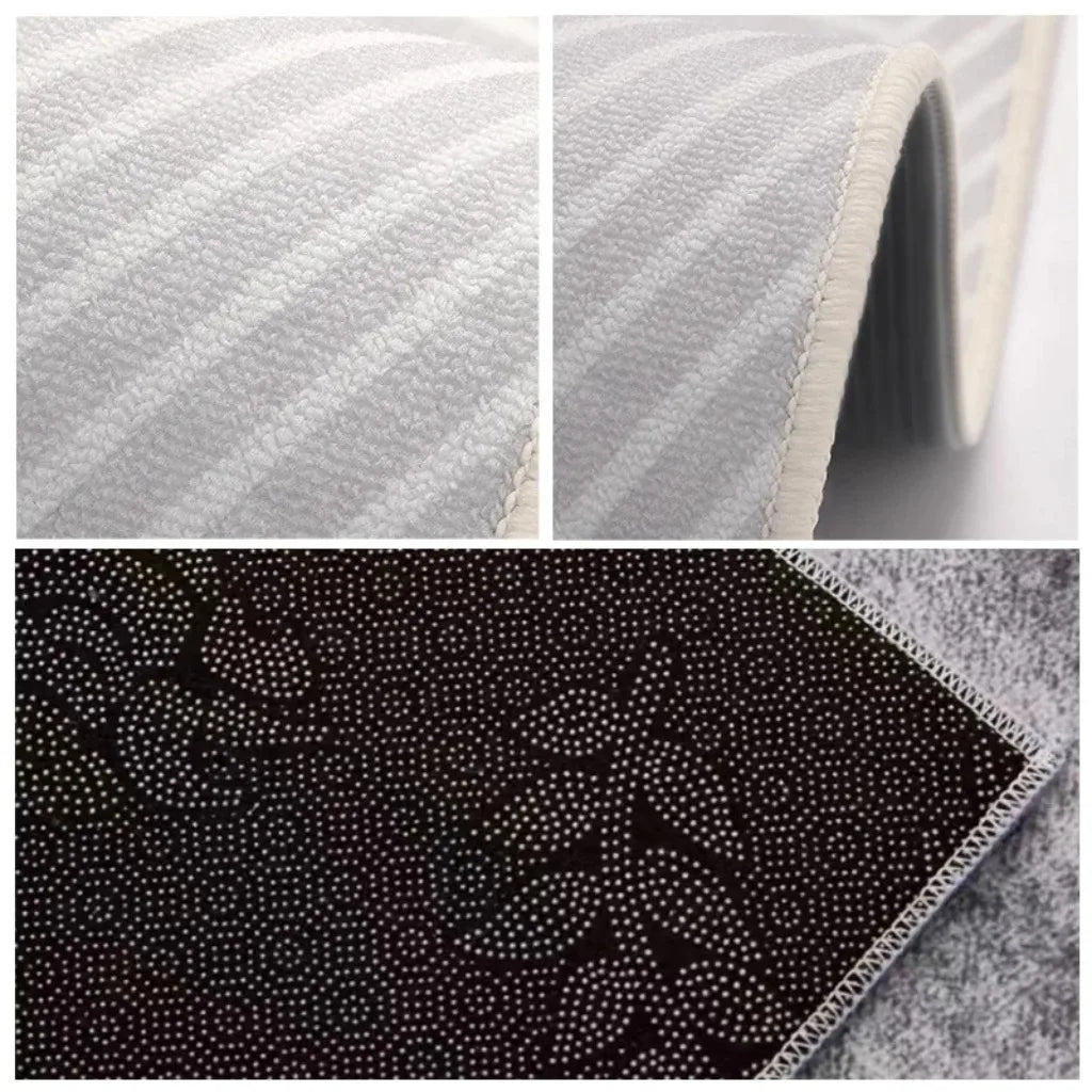 Abstract Washable Area Rug