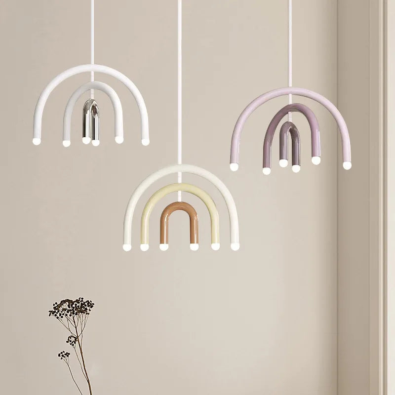 Cream-Style Pendant Chandelier
