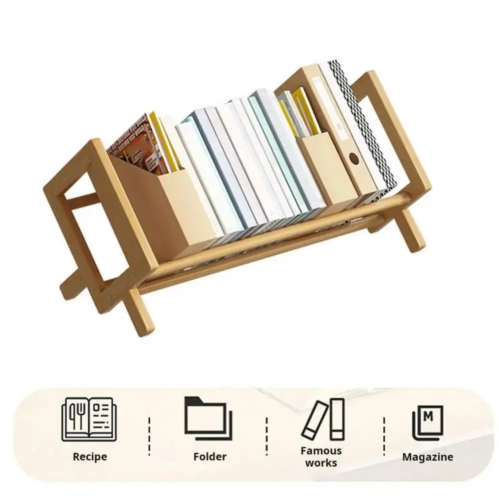 Bamboo Desktop Bookshelf
