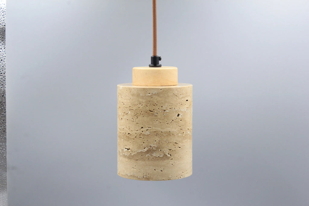 Wabi-Sabi Stone Pendant Lamp