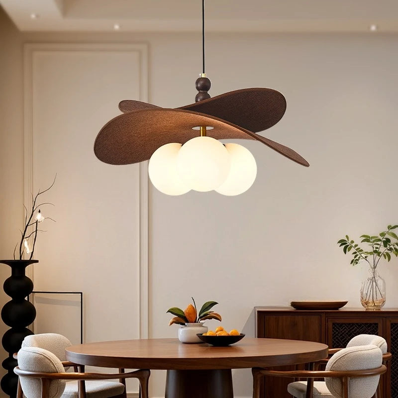 Wabi-Sabi Fabric Pendant Chandelier